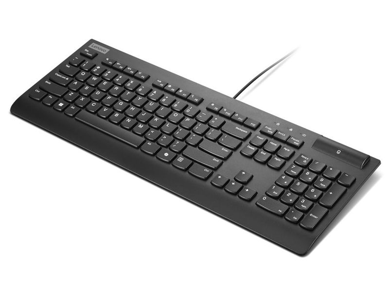 Lenovo Smartcard Wired II keyboard Office USB Spanish Black