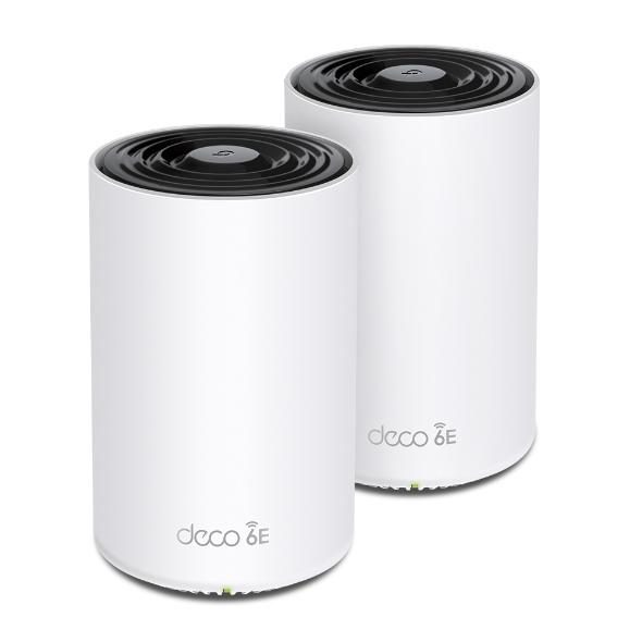 TP-Link DECO XE75(2-PACK)(EU) mesh wi-fi system Tri-band (2.4 GHz / 5 GHz / 6 GHz) Wi-Fi 6E (802.11ax) White 3 Internal