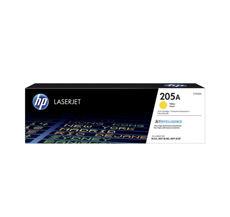 HP 205A Yellow Original LaserJet Toner Cartridge (CF532A)
