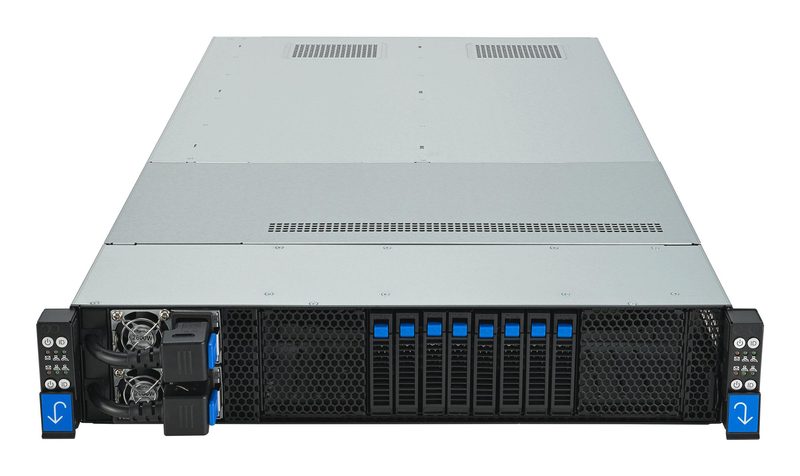 ASUS RS720QA-E12-RS8U LGA 6096 Rack (2U) Black, Silver