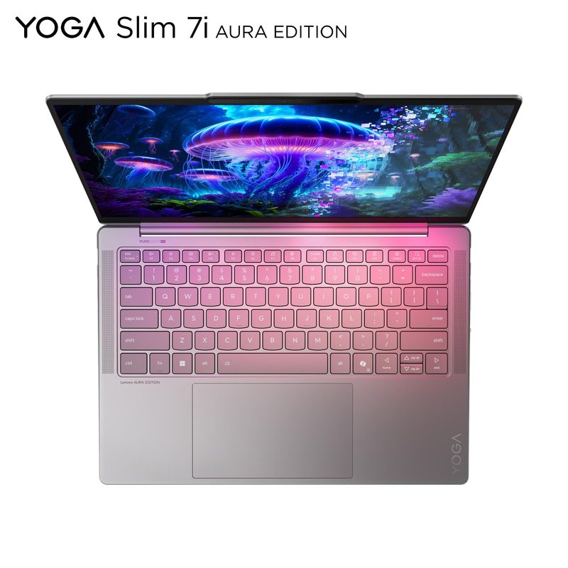 Lenovo Yoga Slim 7i Aura ED Copilot+ PC Intel Core Ultra 7 258V Laptop 35.6 cm (14") 2.8K 32 GB LPDDR5x-SDRAM 1 TB SSD Wi-Fi 7 (802.11be) Windows 11 Home Grey Italian