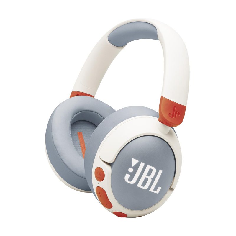JBL Junior 470NC Headset Wireless Head-band Calls/Music USB Type-C Bluetooth Light grey, White