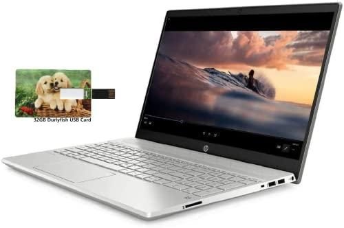 HP Pavilion 15 Business Laptop Computer, 10th Gen Intel Core i5-1035G1, 15.6″ HD IPS Touchscreen, 16GB RAM, 512GB SSD, Win 10 Pro, Wi-Fi 5, Bluetooth, Webcam, B&O Audio, HDMI | 32GB USB Card