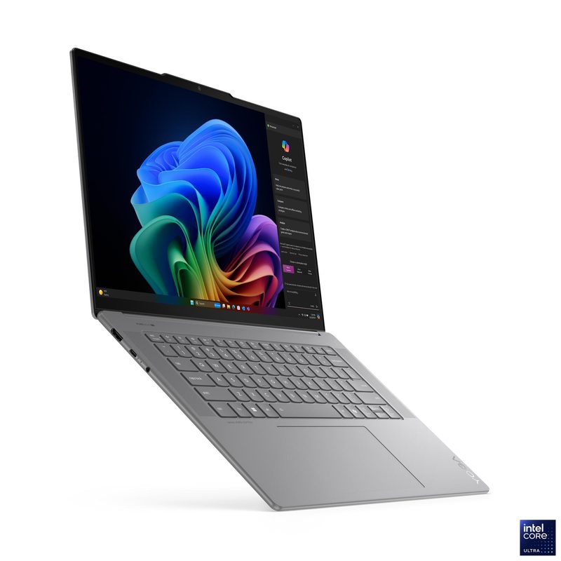 Lenovo YG Slim 7 ULT7 16GB 512GB W11H Copilot+ PC Intel Core Ultra 7 Laptop 38.9 cm (15.3") Touchscreen 2.8K LPDDR5x-SDRAM SSD Wi-Fi 7 (802.11be) Windows 11 Home Grey Turkish