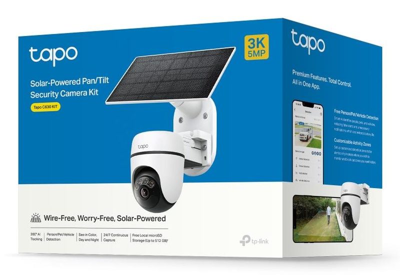 TP-Link Tapo C630 KIT IP security camera Outdoor 2880 x 1620 pixels Wall/Pole