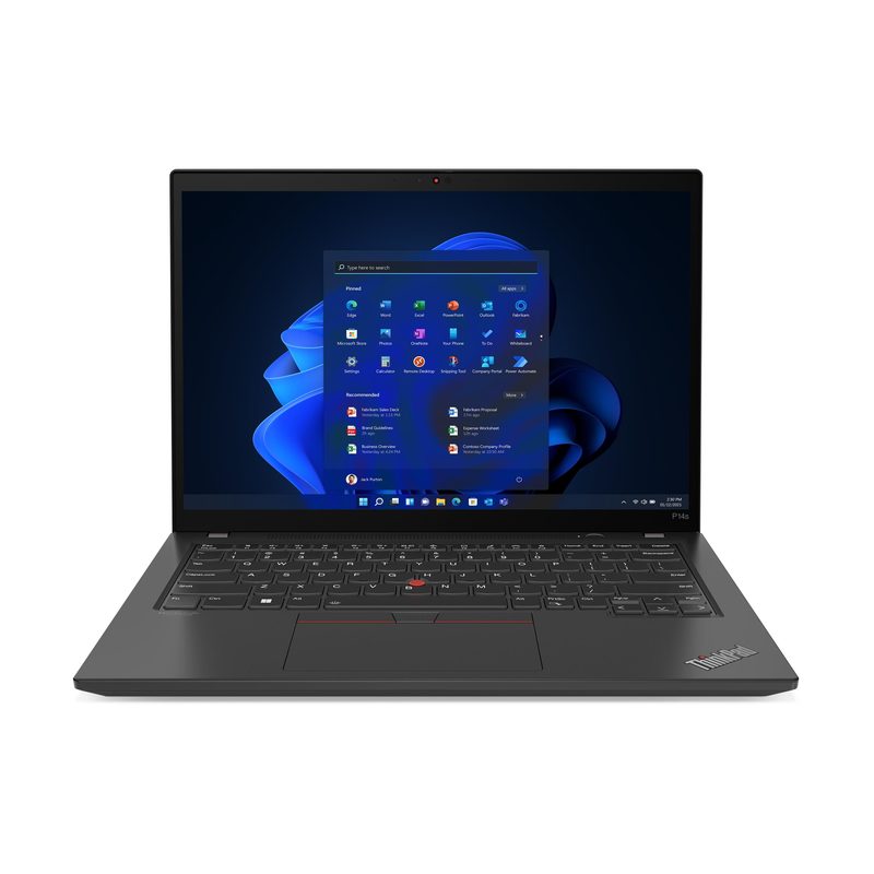 Lenovo ThinkPad P14s Gen 4 (Intel) Intel® Core™ i5 i5-1340P Mobile workstation 35.6 cm (14") WUXGA 16 GB DDR5-SDRAM 512 GB SSD Wi-Fi 6E (802.11ax) Windows 11 Pro Black French