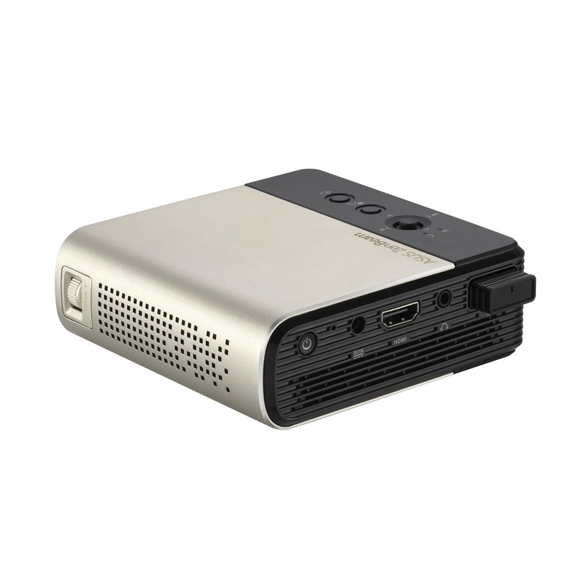 ASUS ZenBeam E2 Standard throw projector DLP WVGA (854x480) Black, Gold
