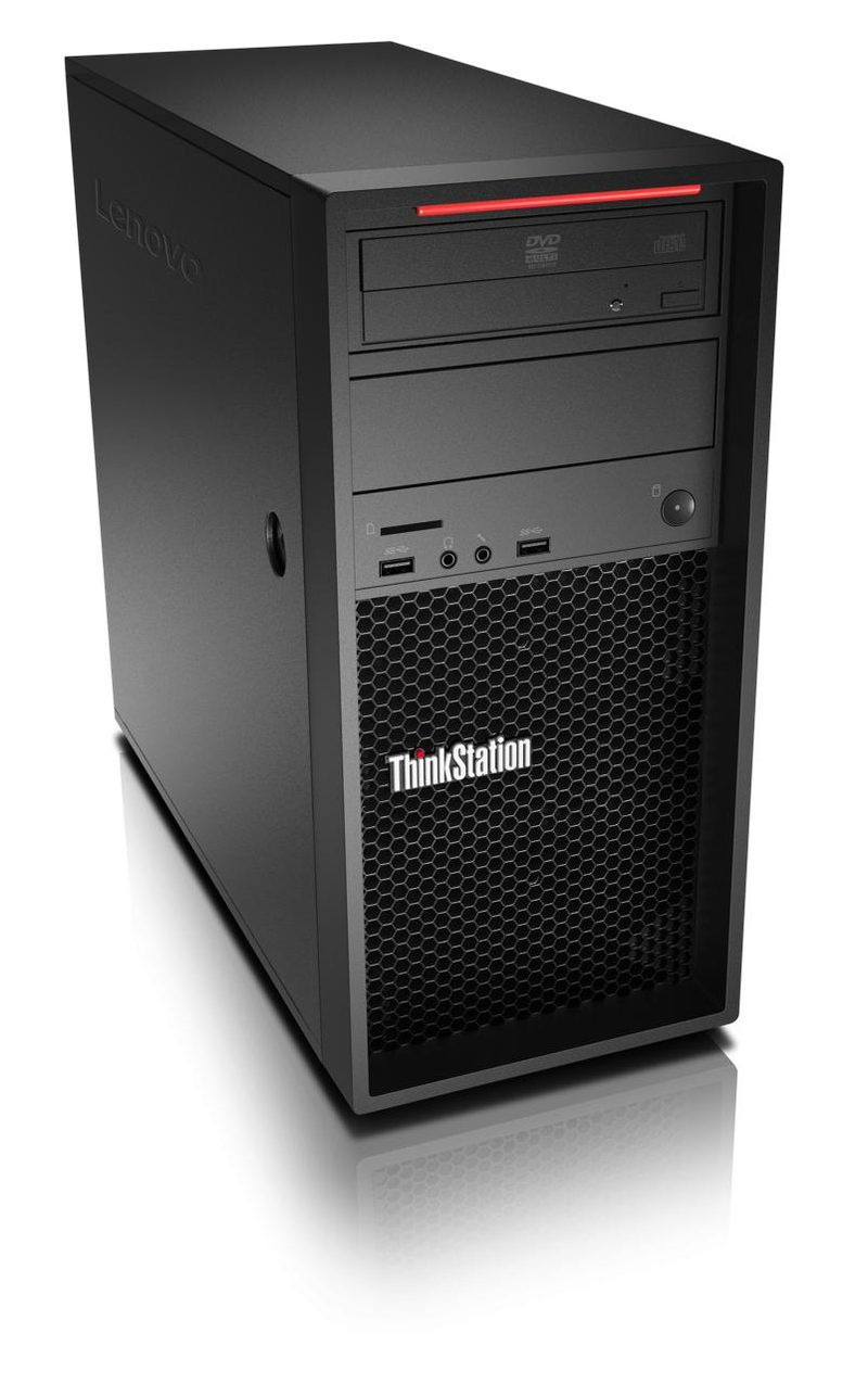 Lenovo ThinkStation P520c Intel® Xeon® 16 GB DDR4-SDRAM 512 GB SSD NVIDIA® Quadro® P1000 Windows 10 Pro for Workstations Workstation