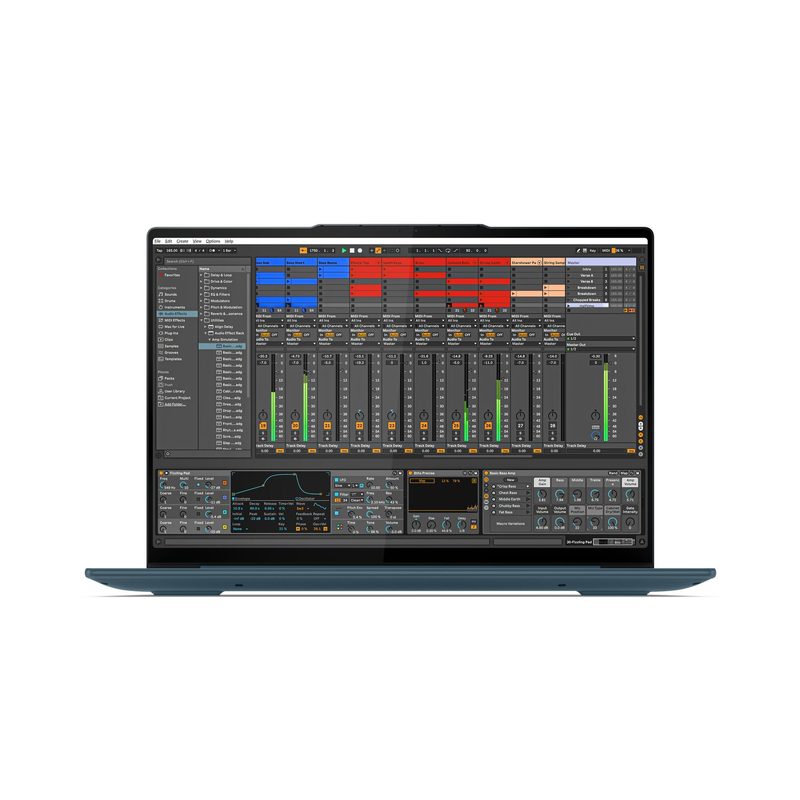 Lenovo Yoga Pro 7 14AHP9 AMD Ryzen™ 7 8845HS Laptop 36.8 cm (14.5") WQXGA 16 GB LPDDR5x-SDRAM 512 GB SSD Wi-Fi 6E (802.11ax) Windows 11 Home Teal English
