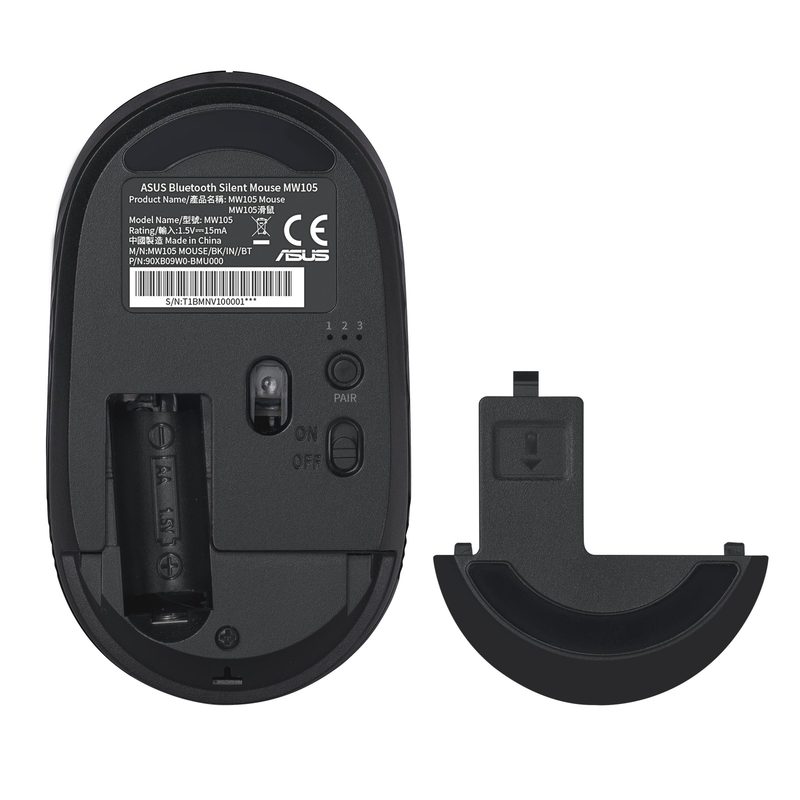 ASUS Bluetooth Silent MW105 mouse Home Ambidextrous Optical 1600 DPI