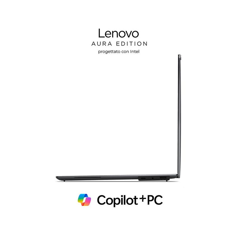 Lenovo ThinkPad X9-15 Gen 1 Copilot+ PC Intel Core Ultra 7 258V Laptop 38.9 cm (15.3") 2.8K 32 GB LPDDR5x-SDRAM 1 TB SSD Wi-Fi 7 (802.11be) Windows 11 Pro Grey QWERTY Italian