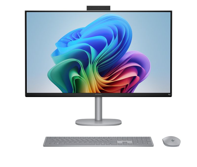 HP OmniStudio X 32-c1004nb Copilot+ PC Intel Core Ultra 5 226V 80 cm (31.5") 3840 x 2160 pixels All-in-One PC 16 GB LPDDR5x-SDRAM 1 TB SSD Windows 11 Home Wi-Fi 7 (802.11be) Silver