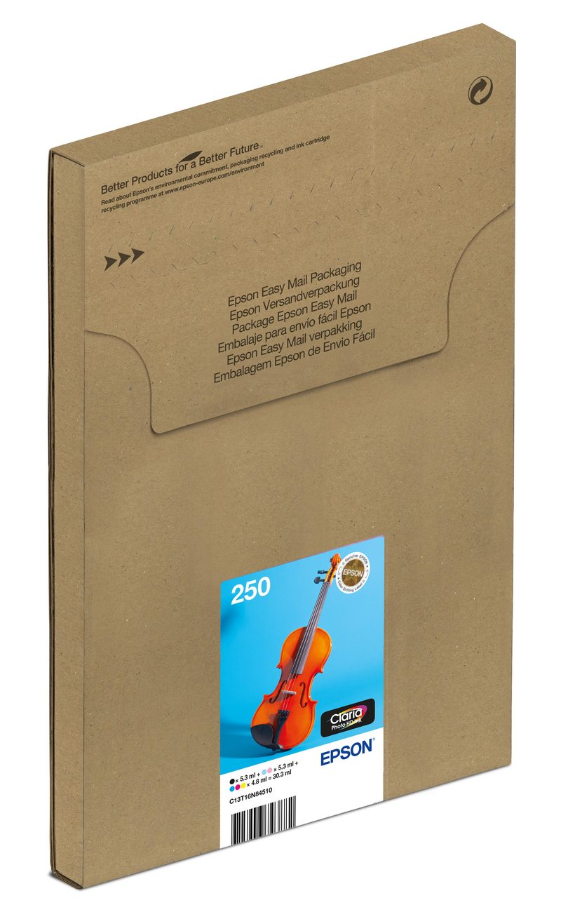 Epson Multipack 6-colours 250 Violin Claria Photo HD EasyMail Ink