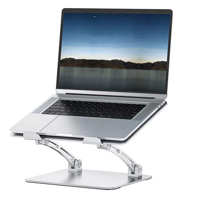 WiWU Adjustable Laptop Stand Ergonomic Portable Computer Stand with Heat-Vent To Elevate Laptop Heavy Duty Laptop