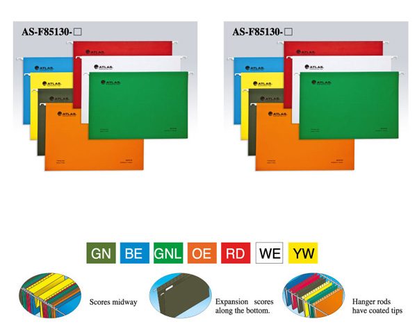 Atlas Suspension (Hanging) File Green – AS-F85130