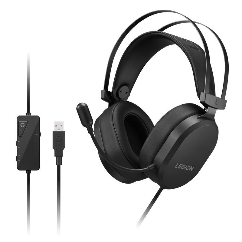 Lenovo GXD1W43661 headphones/headset Wired Head-band Gaming USB Type-A Black
