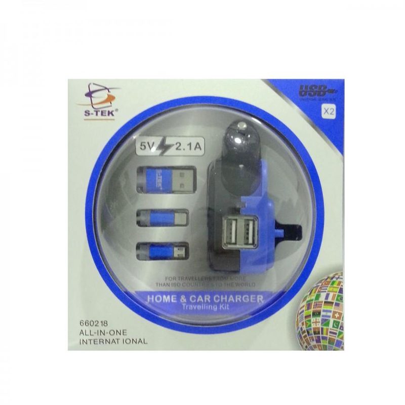 S-Tek [660218] Car + Home Charger Kit