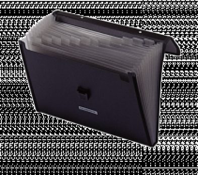 Foldermate Style Plus Expanding File with Handle A4 FE-136-BK