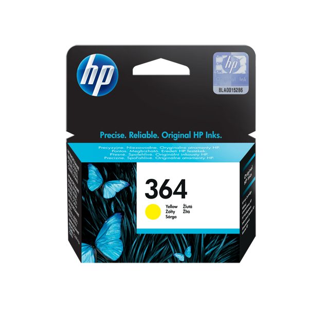 HP 364 Yellow Original Ink Cartridge (CB320EE)