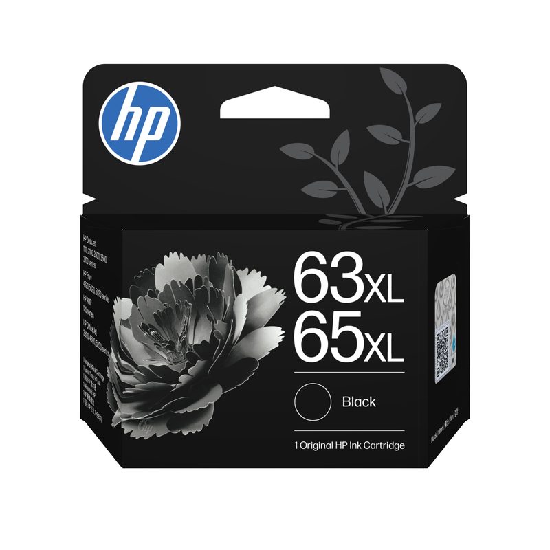 HP 63/65 Tri-color/XL High Yield Black Original Ink Cartridge Combo 2 Pack