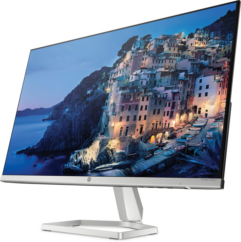 HP M24fd computer monitor 60.5 cm (23.8") 1920 x 1080 pixels Full HD LED Silver
