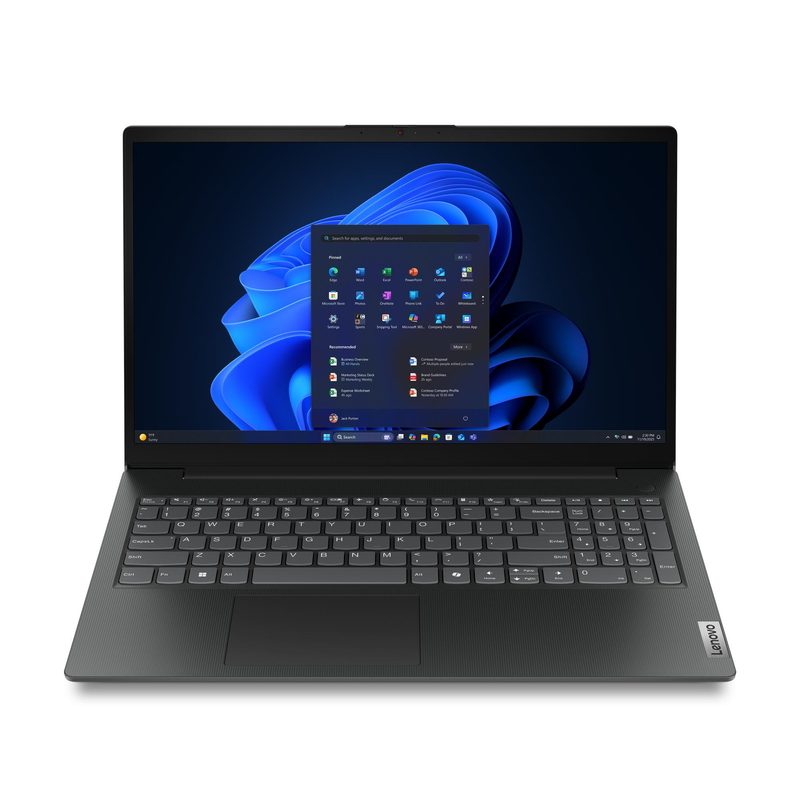 Lenovo V15 G6 ITN Intel® N N100 Laptop 39.6 cm (15.6") Full HD 8 GB DDR5-SDRAM 256 GB SSD Wi-Fi 6 (802.11ax) Windows 11 Home Black French