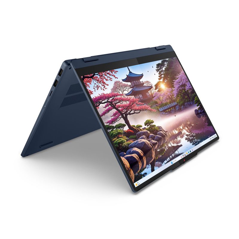 Lenovo IdeaPad 5 2-in-1 14AKP10 Copilot+ PC AMD Ryzen™ AI 7 350 Hybrid (2-in-1) 35.6 cm (14") Touchscreen WUXGA 16 GB LPDDR5x-SDRAM 1 TB SSD Wi-Fi 7 (802.11be) Windows 11 Home Blue German