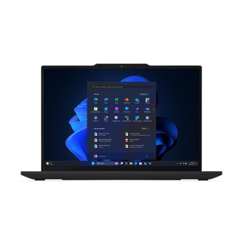 Lenovo ThinkPad X13 Gen 7 (Intel) Copilot+ PC Intel Core Ultra 7 355 Laptop 33.8 cm (13.3") Touchscreen WUXGA 32 GB LPDDR5x-SDRAM 512 GB SSD Wi-Fi 7 (802.11be) Windows 11 Pro Black Nordic