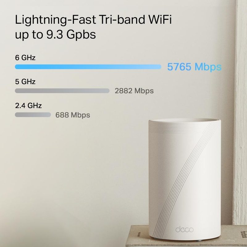 TP-Link Tri-Band BE9300 Wi-Fi 7 Mesh-System (3er Pack)