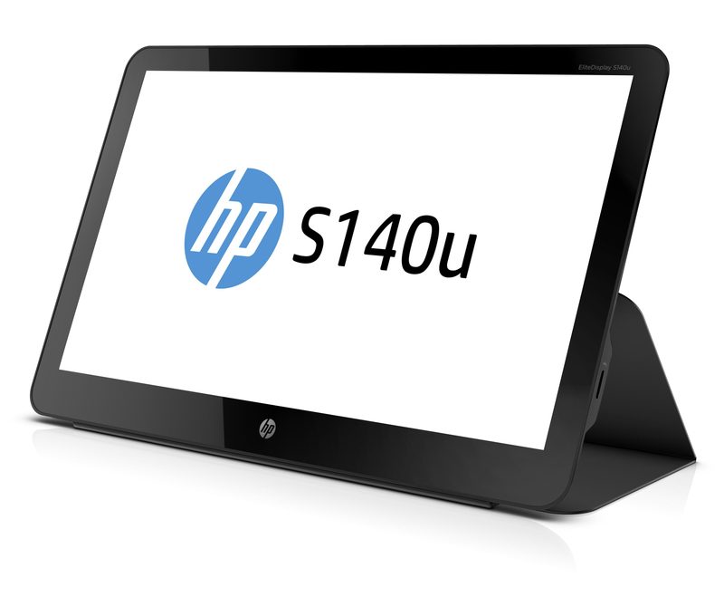 HP Monitor portátil USB de 14 pulgadas EliteDisplay S140u computer monitor 35.6 cm (14") 1600 x 900 pixels LED Black