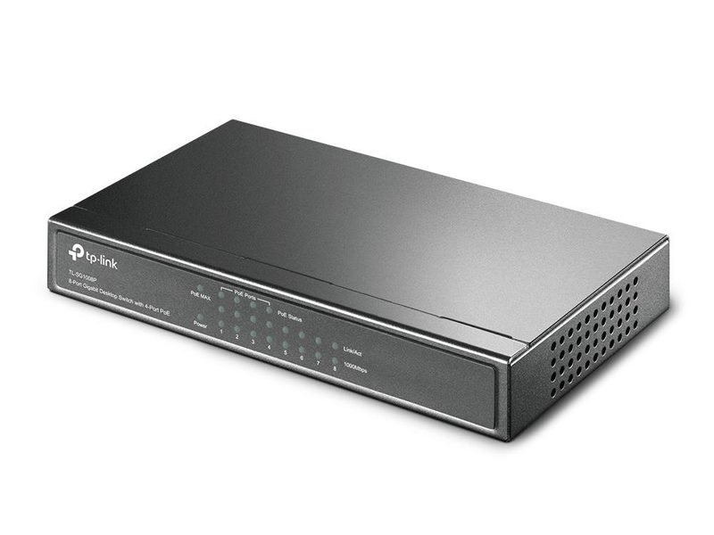 TP-Link TL-SG1008P(UN) network switch Unmanaged Gigabit Ethernet (10/100/1000) Power over Ethernet (PoE) Hazelnut
