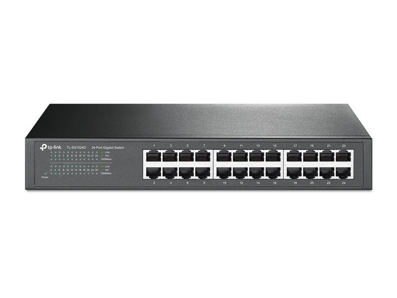 TP-Link TL-SG1024D(UN) network switch Unmanaged Gigabit Ethernet (10/100/1000) Grey