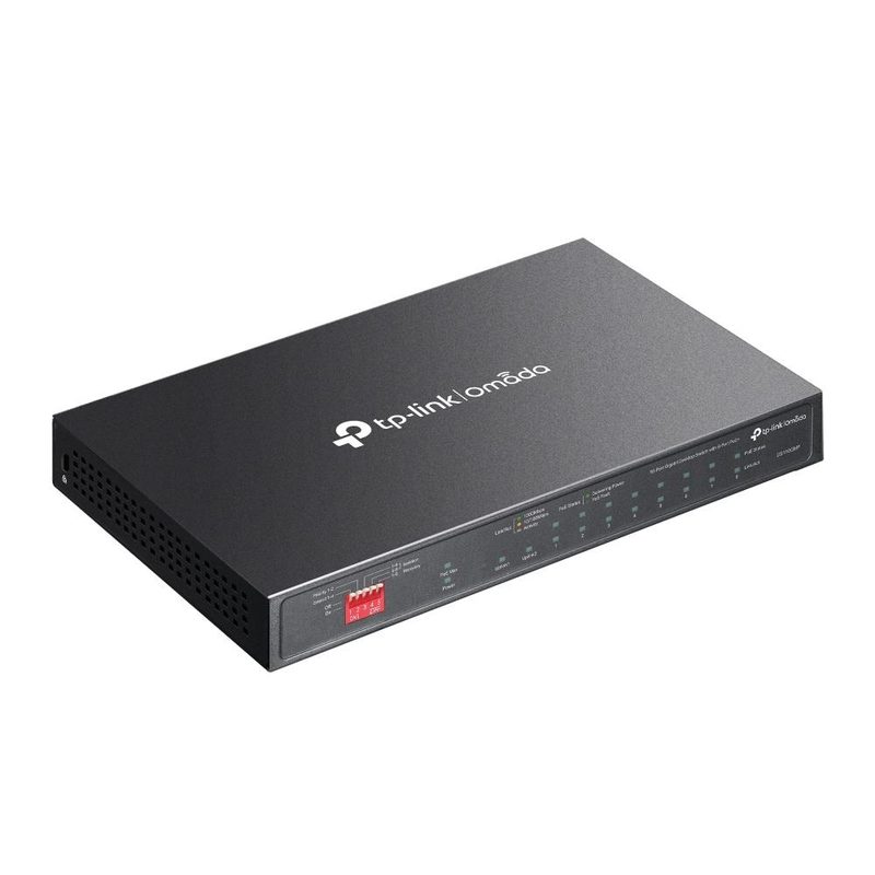 TP-Link Omada DS110GMP network switch Unmanaged Gigabit Ethernet (10/100/1000) Power over Ethernet (PoE) Black