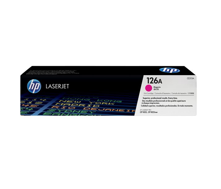 HP 126A Magenta Original LaserJet Toner Cartridge (CE313A)