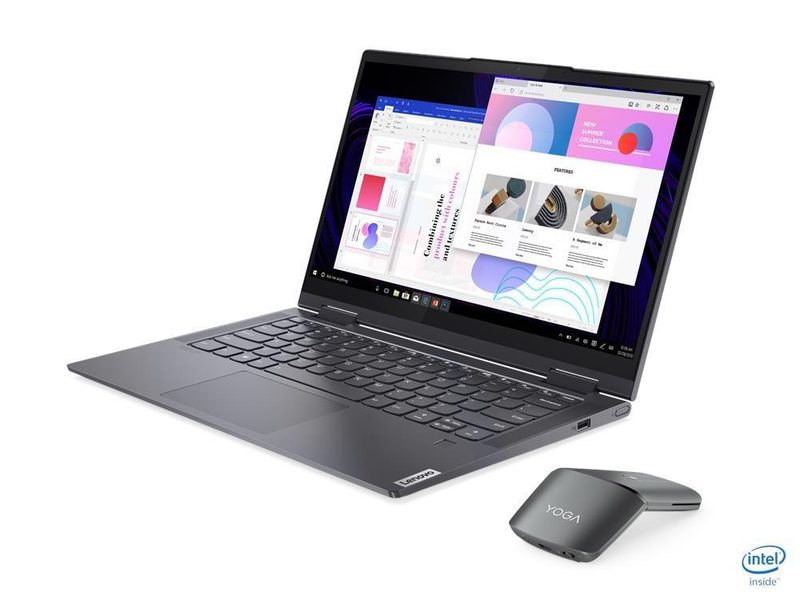 Lenovo Yoga 7 14ITL5 Intel® Core™ i5 i5-1135G7 Hybrid (2-in-1) 35.6 cm (14") Touchscreen Full HD 16 GB DDR4-SDRAM 512 GB SSD Wi-Fi 6 (802.11ax) Windows 10 Home Grey