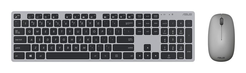 ASUS W5000 keyboard Mouse included Office RF Wireless QWERTY UK English Grey