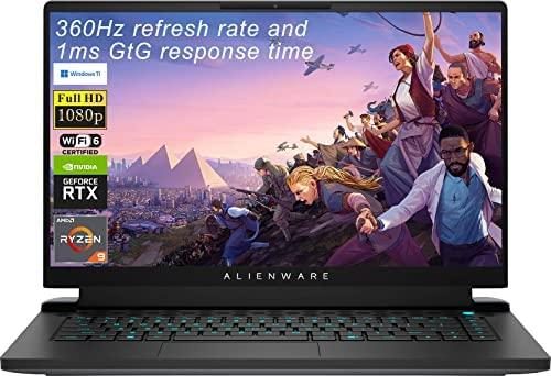 Newest Alienware m15 R5 15.6″ 360Hz 1ms FHD Gaming Laptop, AMD Ryzen 9 5900HX (8 cores), GeForce RTX 3070, 64GB RAM, 2TB PCIe SSD, HDMI, WiFi 6, RGB Keyboard, Win 11 Home, Dark Side of The Moon