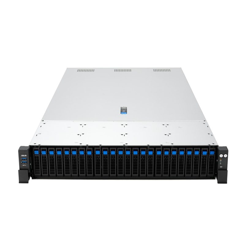 ASUS RS720A-E13-RS24G Socket SP5 Rack (2U) Black, Silver