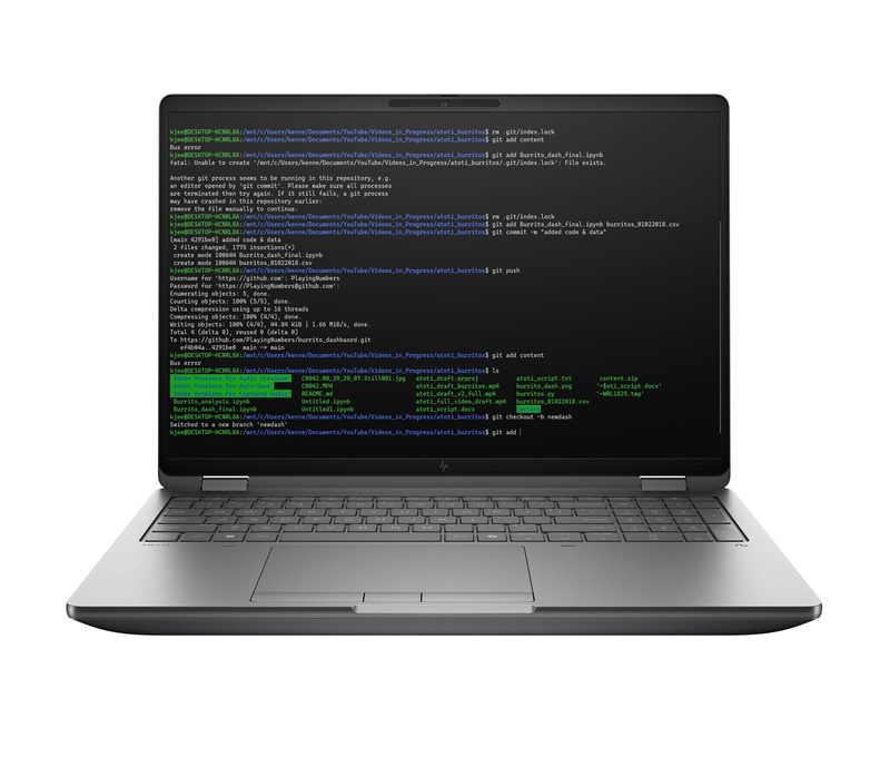 HP ZBook Fury G1i Mobile Workstation Intel Core Ultra 9 285HX 40.6 cm (16") WQXGA 64 GB DDR5-SDRAM 1 TB SSD NVIDIA RTX PRO 5000 Blackwell Wi-Fi 7 (802.11be) Windows 11 Pro AI Workstation, AI PC Silver