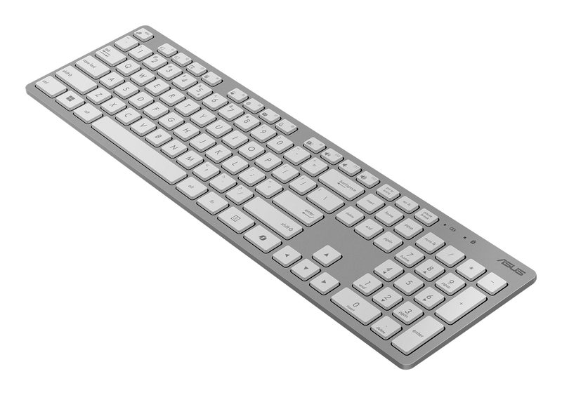 ASUS W5000 keyboard Mouse included Office RF Wireless White