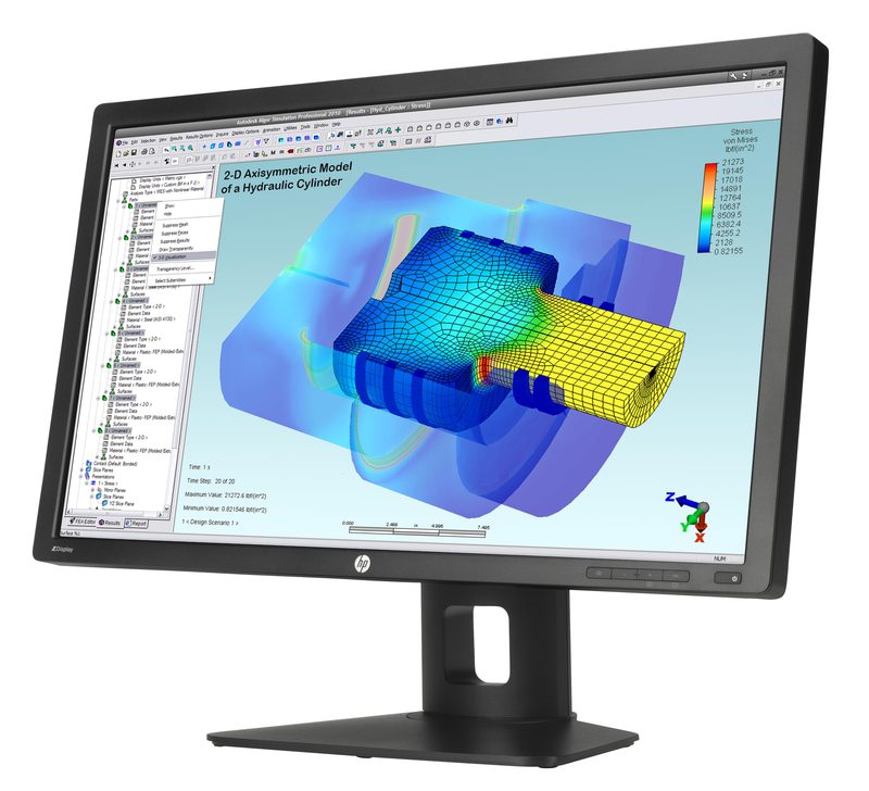 HP Z27i computer monitor 68.6 cm (27") 2560 x 1440 pixels LED Black
