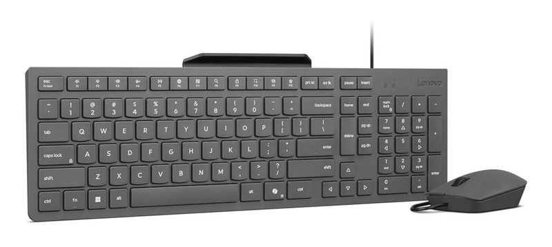 Lenovo GX31R09794 keyboard Mouse included Home/Office USB Spanish Grey