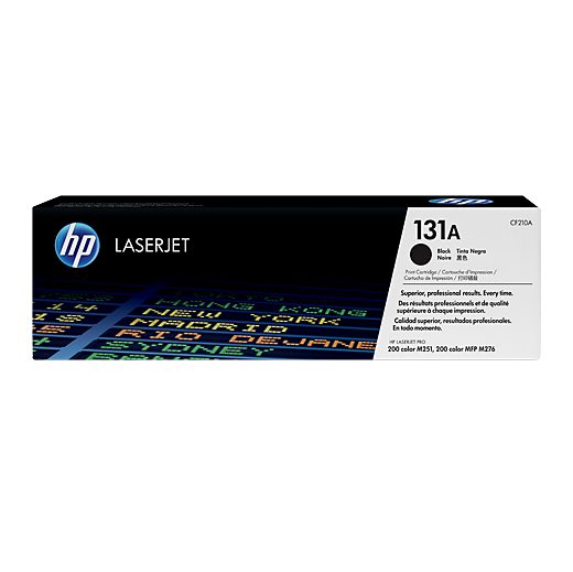 HP 131A Black Original LaserJet Toner Cartridge (CF210A)