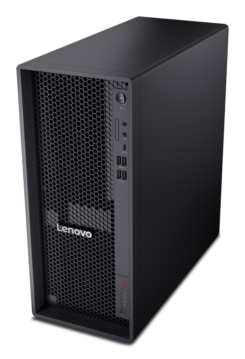 Lenovo ThinkStation P4 AMD Ryzen™ 7 PRO PRO 9745 32 GB DDR5-SDRAM 512 GB SSD NVIDIA RTX A1000 Windows 11 Pro Tower PC Black