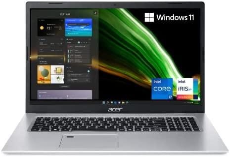 Acer Aspire 5 A517-52-75N6 Laptop | 17.3″ Full HD IPS Display | 11th Gen Intel Core i7-1165G7 | Intel Iris Xe Graphics | 16GB DDR4 | 512GB SSD | WiFi 6 | Fingerprint Reader | BL Keyboard | Windows 11