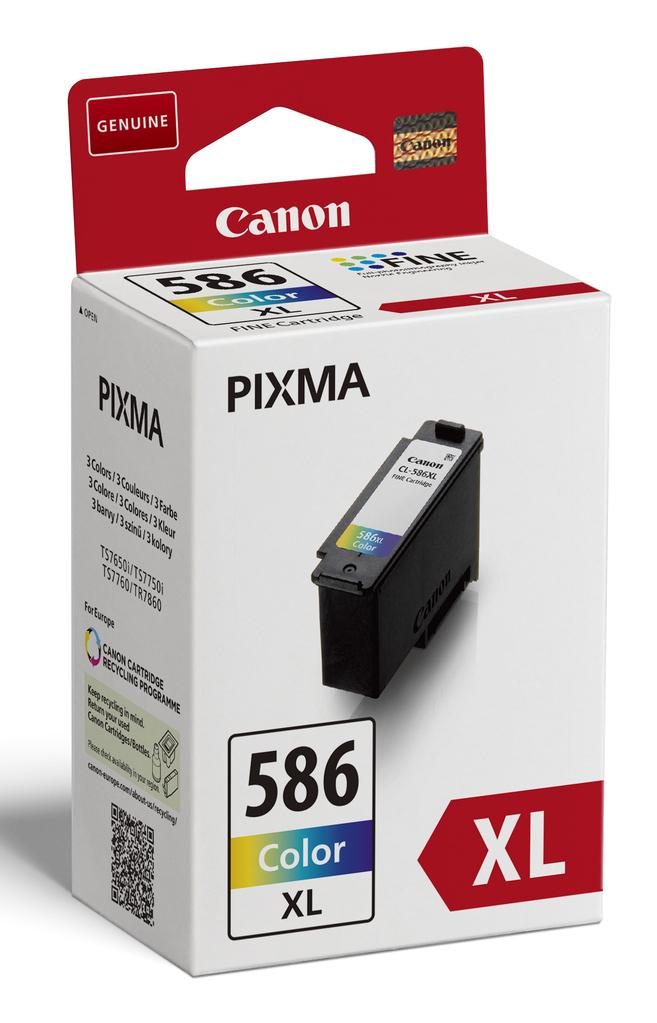 Canon PG-595XL/CL-586XL + GP-501 50Sh. Value Pack ink cartridge 2 pc(s) Original High (XL) Yield Black, Cyan, Magenta, Yellow