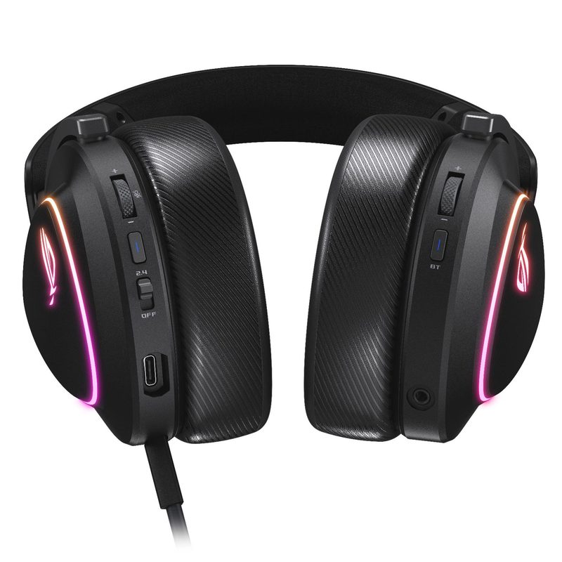ASUS ROG Delta II Headset Wired & Wireless Head-band Gaming USB Type-C Bluetooth Black