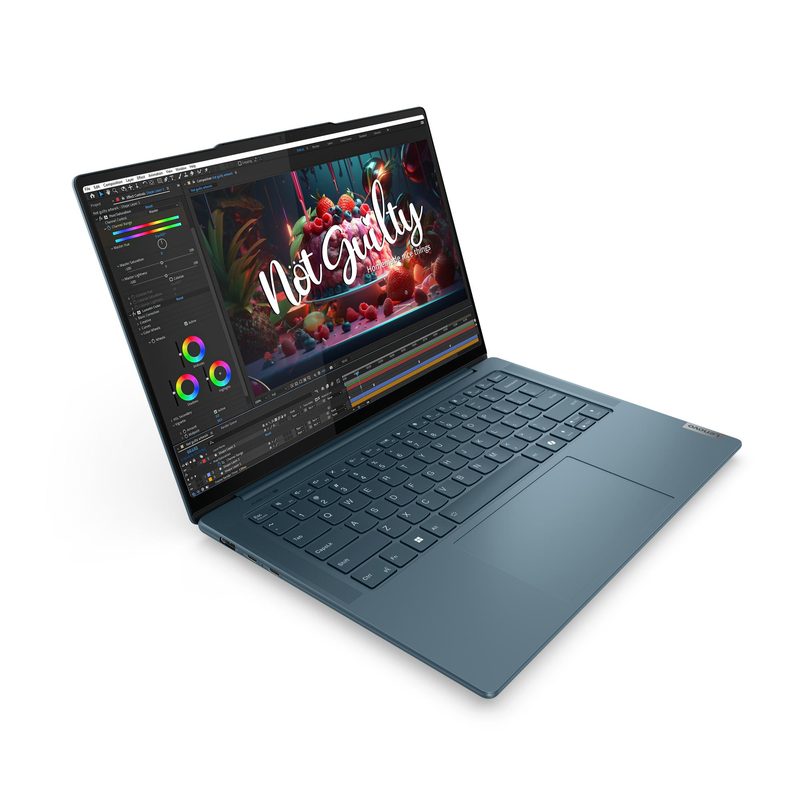 Lenovo Yoga Pro 7 14IMH9 Intel Core Ultra 7 155H Laptop 36.8 cm (14.5") 2.8K 16 GB 1 TB SSD NVIDIA GeForce RTX 4050 Wi-Fi 6E (802.11ax) Windows 11 Home Teal
