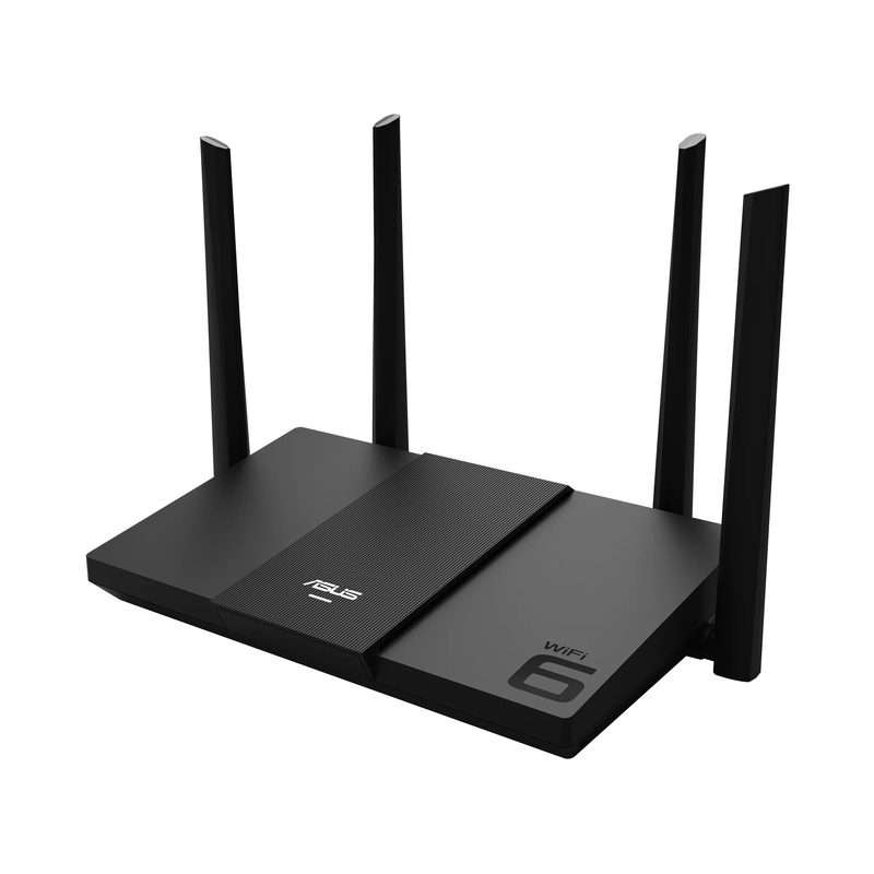 ASUS RT-AX3000E wireless router Gigabit Ethernet Dual-band (2.4 GHz / 5 GHz) Black