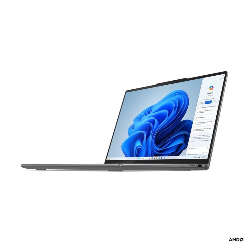 Lenovo Yoga 7 2-in-1 14AHP9 AMD Ryzen™ 7 8840HS Hybrid (2-in-1) 35.6 cm (14") Touchscreen WUXGA 16 GB LPDDR5x-SDRAM 1 TB SSD Wi-Fi 6E (802.11ax) Windows 11 Pro Grey US English